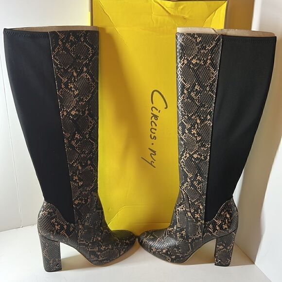 Circus NY Sam Edelman Clairmont Tall Boots Driftwood Multi sz 9M - Picture 3 of 7
